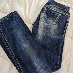 2 pair Daytrip Leo bootcut Jeans size 28L.